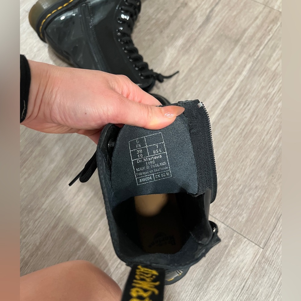 Dr. Martens Women’s Patent Leather Boots - Picture 8 of 16